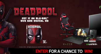 Mushkin Partners with 20th Century Fox and Marvell on Mushkin’s “DEADPOOL” Sweepstakes